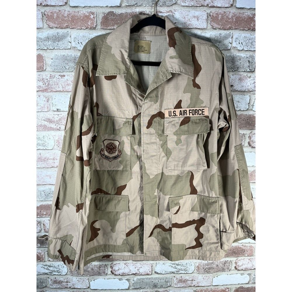 U.S. Air Force 3-Color Desert Camouflage Pattern Combat‎ Coat Size Large